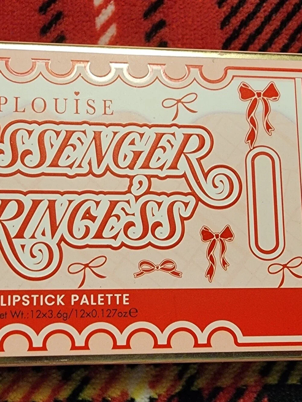 P Louise Passenger Princess Lip Palette. Customizable. Rare.